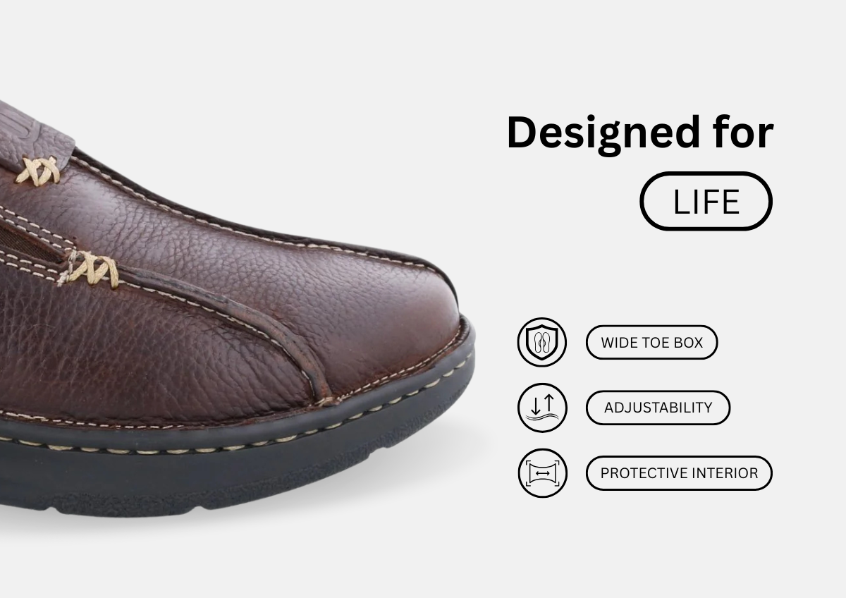 Brown Pebbled Leather