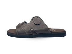 Brown orthopedic shoes for men cushioned sole support
