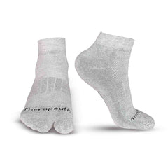 Diabetic Socks, Helps In Diabetic Neuropathy, Reduction Of Gangrene Chances, Increase Blood Circulation – Grey Separate Toe (Free Size)