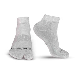 Diabetic Socks, Helps In Diabetic Neuropathy, Reduction Of Gangrene Chances, Increase Blood Circulation – Grey, Separate Toe (Free Size)