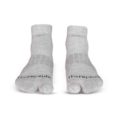 Diabetic Socks, Helps In Diabetic Neuropathy, Reduction Of Gangrene Chances, Increase Blood Circulation – Grey Separate Toe (Free Size)