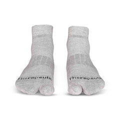 Diabetic Socks, Helps In Diabetic Neuropathy, Reduction Of Gangrene Chances, Increase Blood Circulation – Grey, Separate Toe (Free Size)