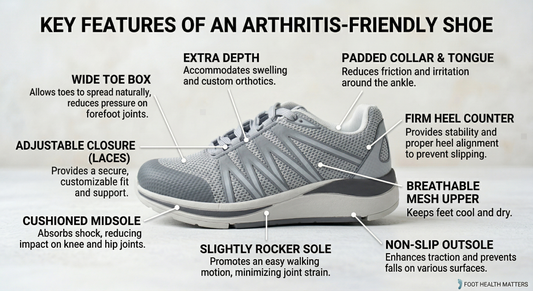 Top Arthritis-Friendly Shoes: Features for Comfort