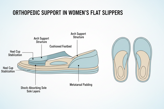 Best Flat Slippers for Women in India - Comfortable &amp; Stylish Orthopedic Support