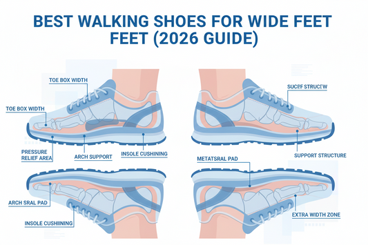 Best Walking Shoes for Wide Feet (2026 Guide)