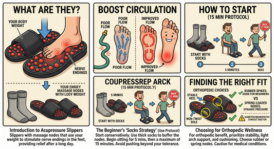 Acupressure Slippers: Boost Circulation & Reduce Foot Pain