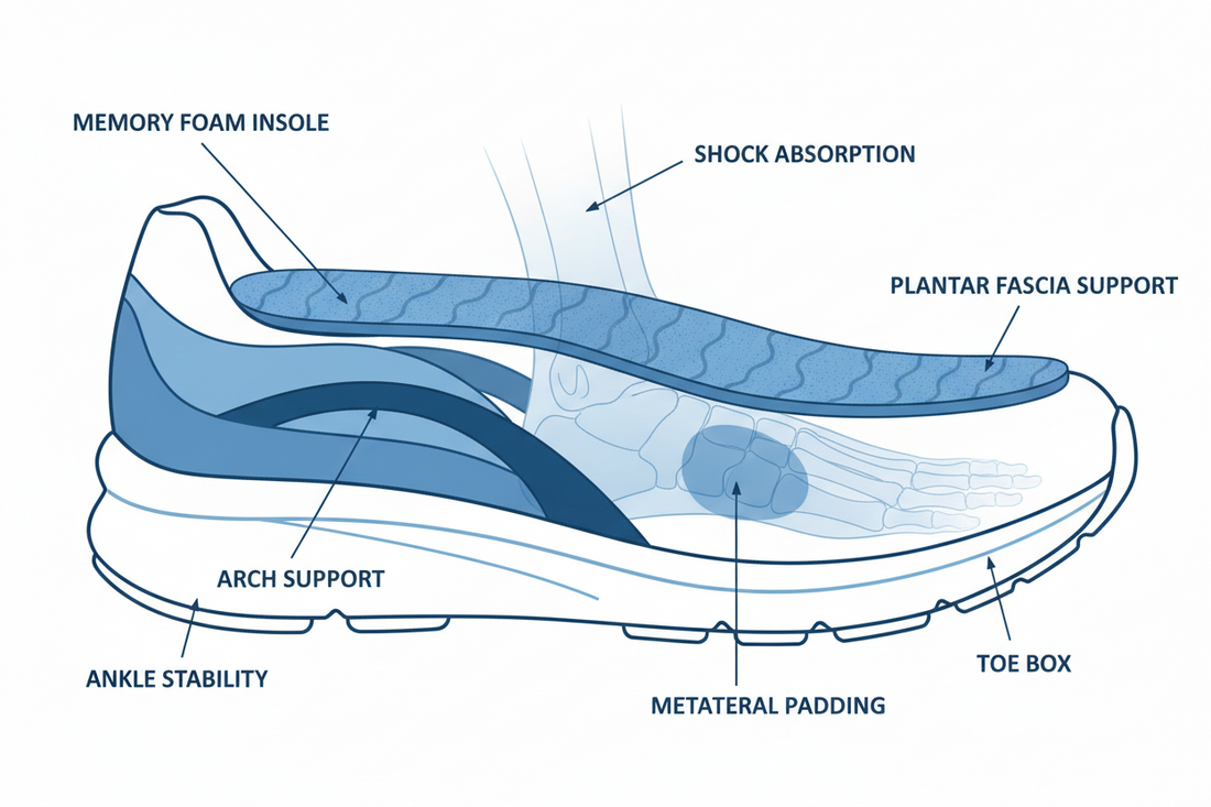 Memory Foam Running Shoes: Comfort & Support Benefits