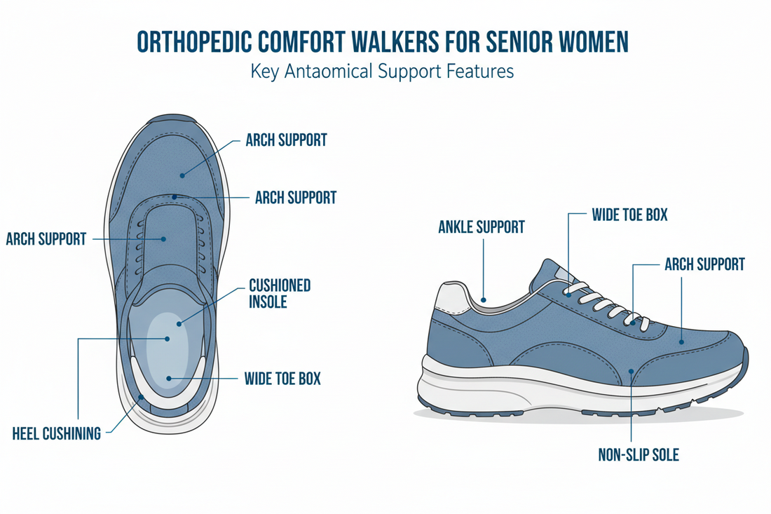 Old Lady Shoes Comfort: Best Walking Shoes for Women