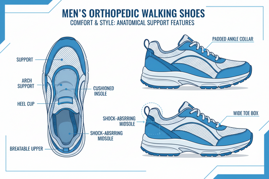 Orthopedic Walking Shoes for Men: Comfort & Style