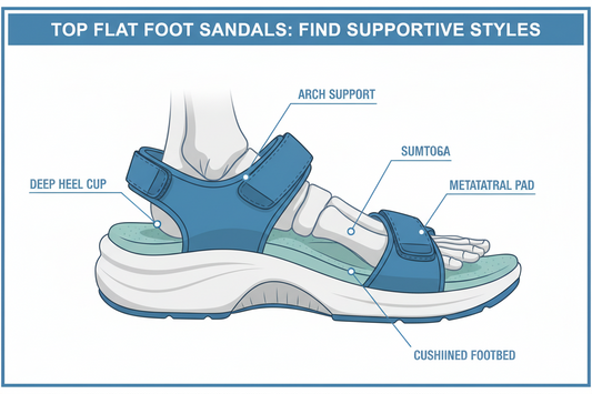 Top Flat Foot Sandals: Find Supportive Styles