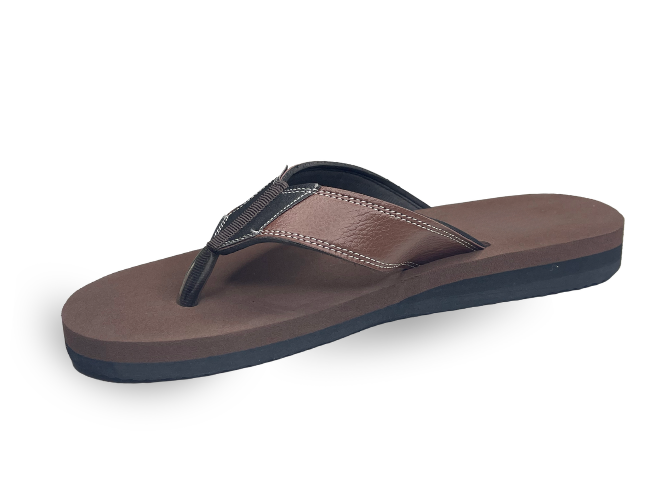 Light men's orthopedic brown footwear heel pain relief