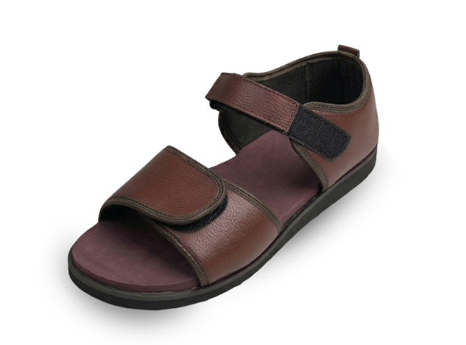 Dai Foot Men's Orthopedic Brown Comfort Footwear