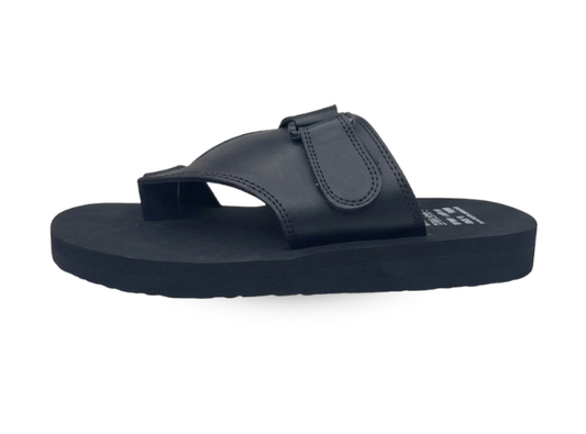 Black orthopedic shoes for men daily comfort