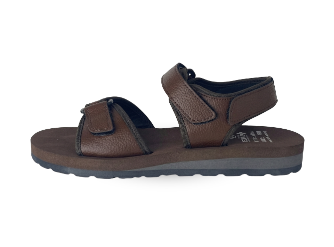 Brown orthopedic shoes for heel pain women