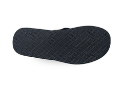 Anti-slip diabetic footwear men black comfort shoes