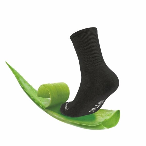Diabetic Socks, Helps In Diabetic Neuropathy, Reduction Of Gangrene Chances, Increase Blood Circulation - Black, Ankle Length (Free Size)
