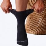 Diabetic Socks, Helps In Diabetic Neuropathy, Reduction Of Gangrene Chances, Increase Blood Circulation -- Black, Full Length (Free Size)