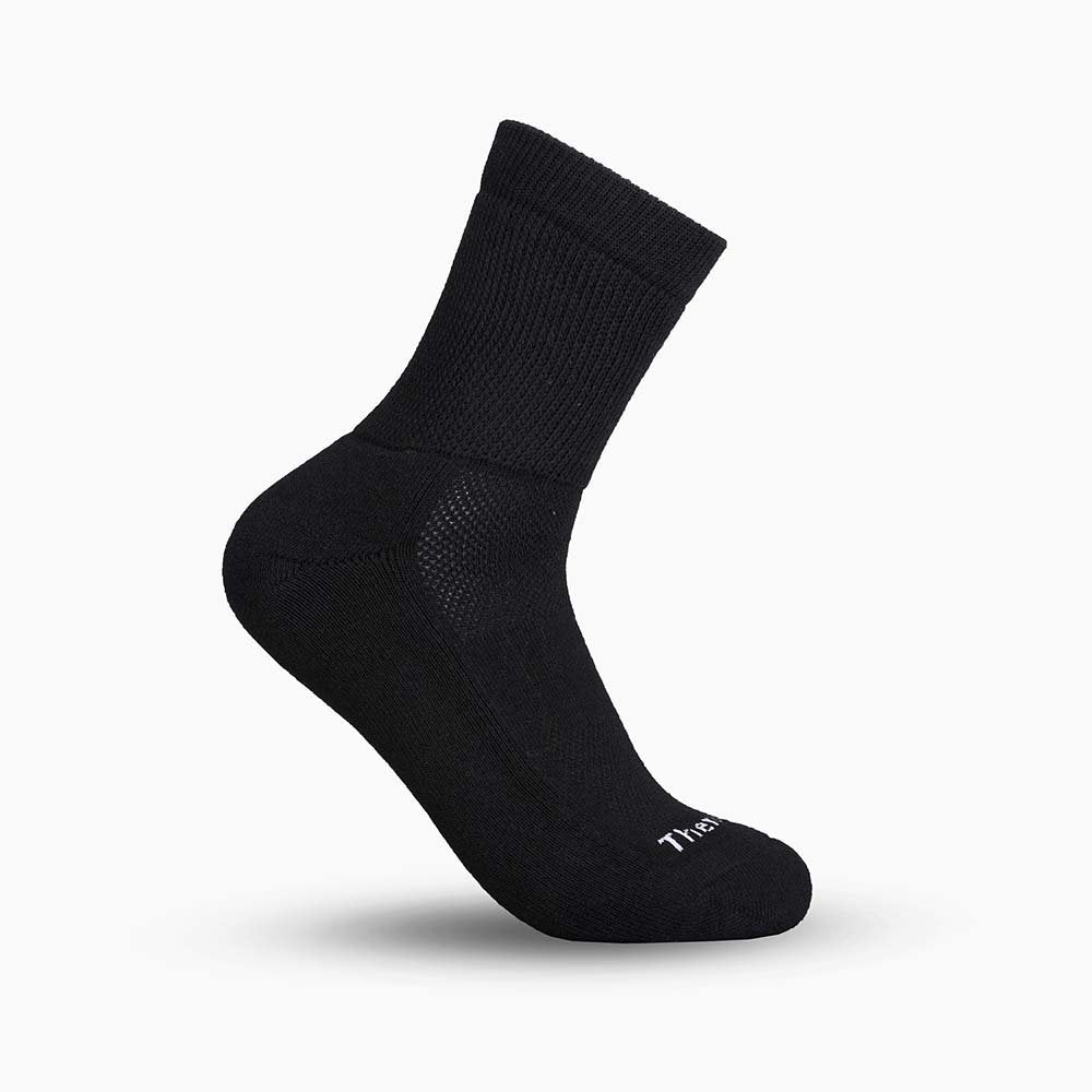 Diabetic Socks, Helps In Diabetic Neuropathy, Reduction Of Gangrene Chances, Increase Blood Circulation – Ankle Length Black (Free Size)