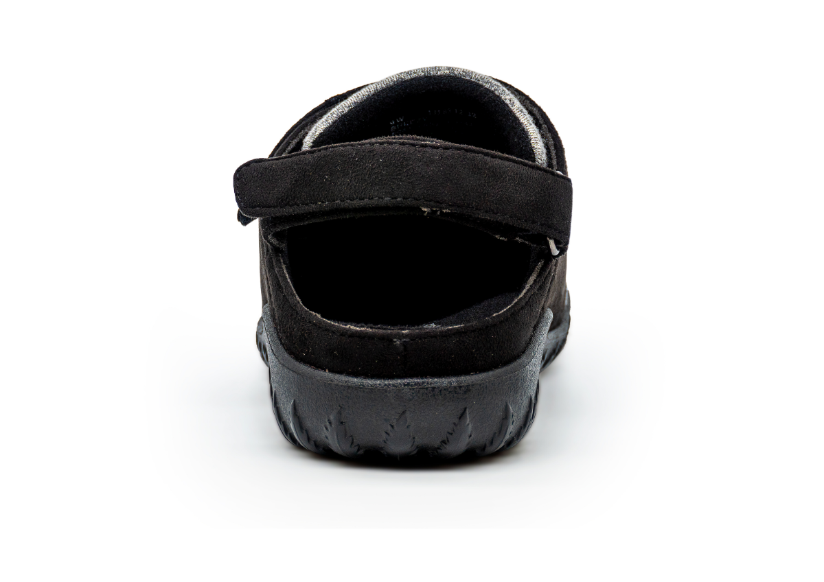 Black Microsuede/Stretch