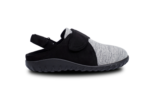 Black Microsuede/Stretch