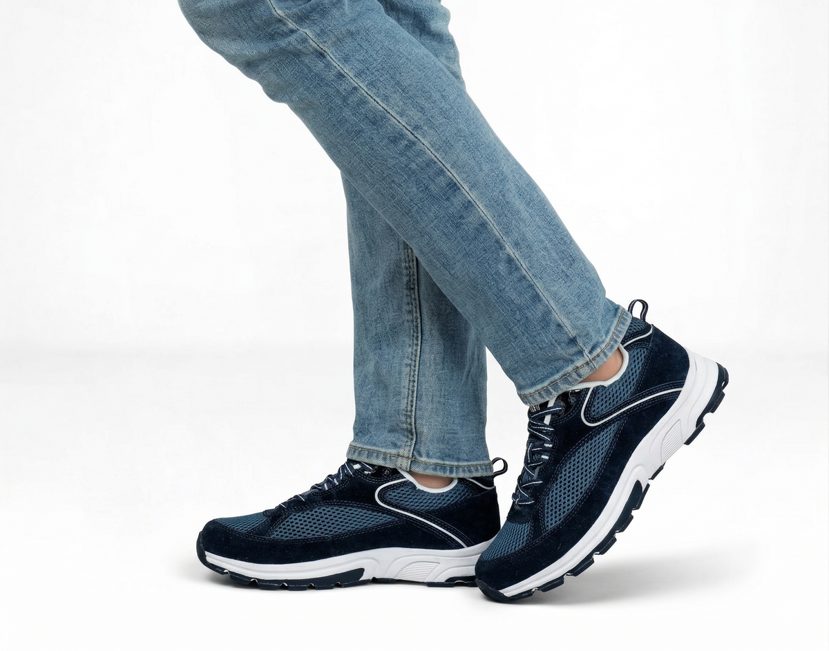 Navy Suede/Mesh