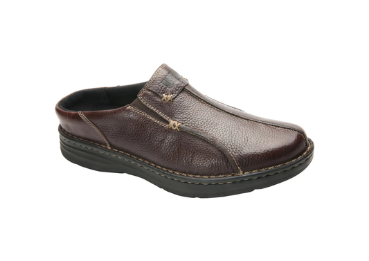 Brown Pebbled Leather