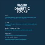 Montac Half Terry Full Length Silver Diabetic Socks for Men and Women | Soft, Cushioned Support with Non-Binding Top | Ideal for Sensitive Feet and Diabetic Care-Black ,Skin & Grey| Pack of 3