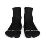 Diabetic Socks, Helps In Diabetic Neuropathy, Reduction Of Gangrene Chances, Increase Blood Circulation -- Black, Separate Toe (Free Size)