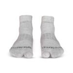 Diabetic Socks, Helps In Diabetic Neuropathy, Reduction Of Gangrene Chances, Increase Blood Circulation – Grey, Separate Toe (Free Size)